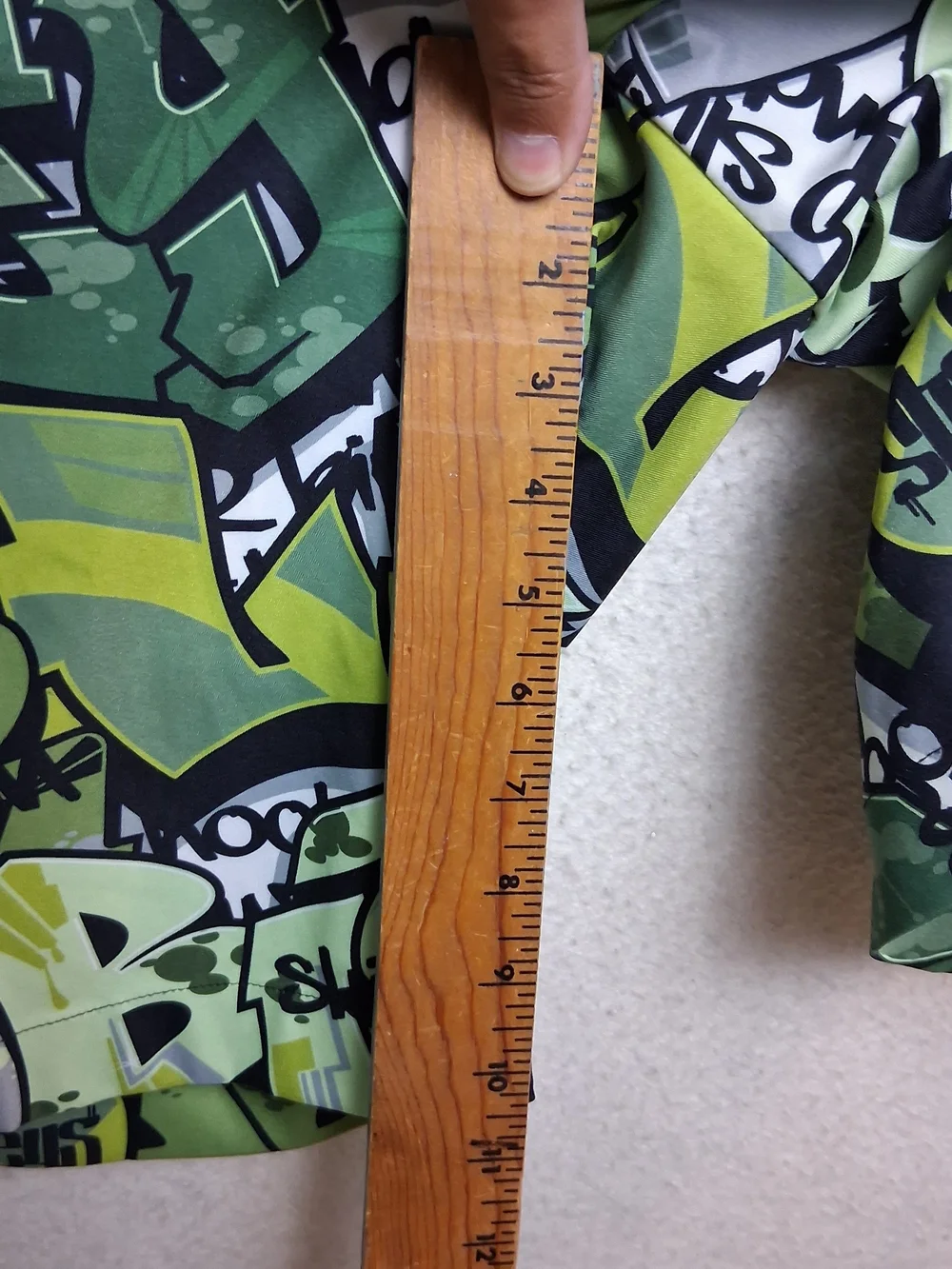 Loudmouth Mens 40 Waist Grafitti Abstract Streetwear Heritage Zip Up Golf Shorts